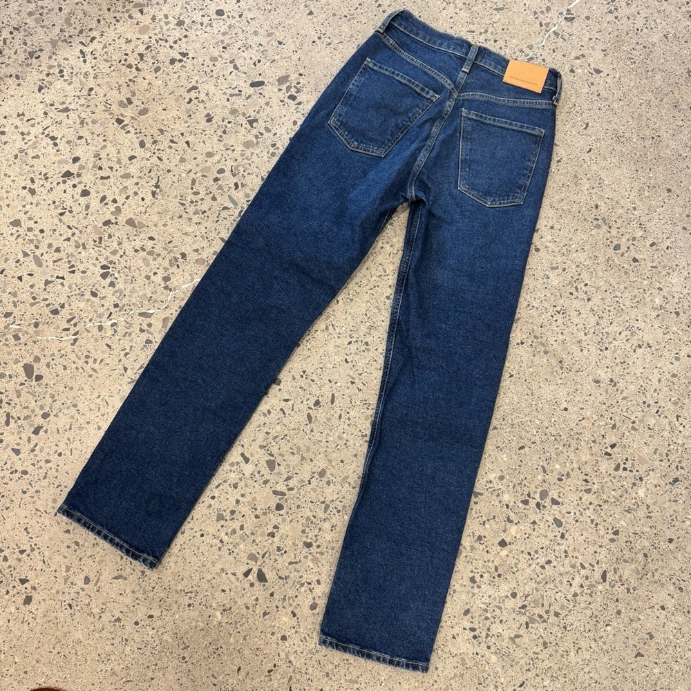 Citizens Of Humanity Daphne Straight Leg Denim Jean - Dark Blue - Size 24 - NWOT - Picture 10 of 11